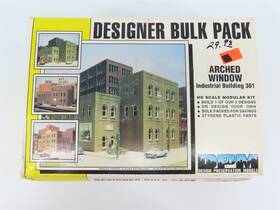 Dpm 781324003617 Ho Scale #361 Arched Window Designer Bulk Industrial Building Kit