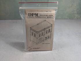 301-11 Dpm Design Preservation Used Ho Scale 2 Story Blank Walls Kit Read