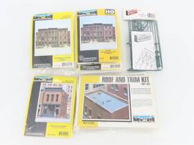 301-90 Dpm & Walthers Lot Of 12 Ho Scale And Cornerstone Building Accessory Kits 301-90 Dpm & Walthers Lot Of 12 Ho Scale And Cornerstone Building Accessory Kits
