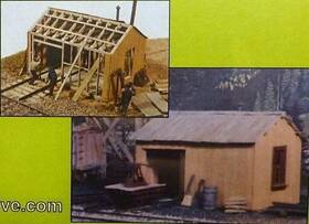 254-29 Durango Press Dp-29 Handcar Shed With White Metal Ho Hon3 Shovel Stove Ob