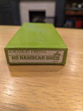 Dp-32 Durango Press Ho Scale Kit-handcar Shed Model Trains Pre-owned Unassembled