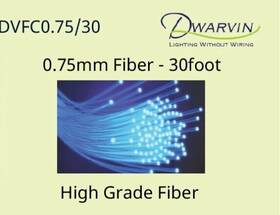 Dvfc0.75 Dwarvin Dvfc0.75/30 30ft 0.75mm End Glow Fiber Optic Cable 10