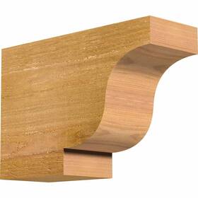 Ekena Millwork 889274302504 Rft04x08x12new00rwr Newport Rough Sawn Rustic Wood Rafter Tail