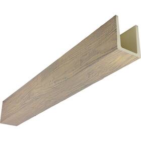 Bmmas3c00600x0800x72ss Ekena Millwork Heritage Timber Mena Faux Wood Beam 3-sided U-beam 5 1/2 Inch W X 7 H 72