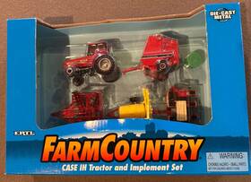 Ertl 036881002710 Farm Country Case Ih Tractor And Implement Set No. 271 Die Cast Metal 1996 Ertl 036881002710 Farm Country Case Ih Tractor And Implement Set No. 271 Die Cast Metal 1996