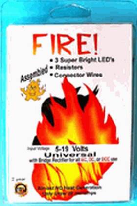 Evan Designs 852120002224 U3f 3mm Simulated Fire Led Light Bulbs Evan Designs 852120002224 U3f 3mm Simulated Fire Led Light Bulbs