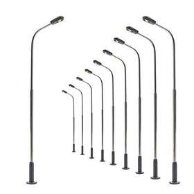 Lqs07 Evemodel 673257546890 10pcs Model Railway Train Lamp Post 7cm Or 2.76inch Street Bright White Lqs07 Evemodel 673257546890 10pcs Model Railway Train Lamp Post 7cm Or 2.76inch Street Bright White