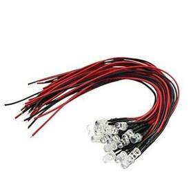 L125w Evemodel Pre-wired Led 12v 18v 1000 Ohm Resistor In Series Pack Of 20