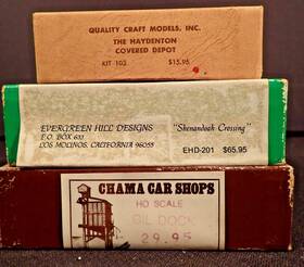 Ehd-201 Evergree Hillquality Craft Chama Car Shops 3 Kits Ho Quality Haydenton Depot Evergreen Shenandoah Crossing Oil Dock