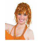 F71499 Forum Novelties Orange Tinsel Wig For Adults 721773714993
