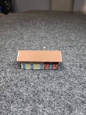120210 Faller N 1/160 Track Side Railroad Shed Fully Assembled
