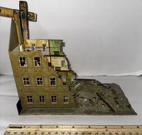 130466 Faller H0 Demolition/ Ruins Diorama Ww2 War Scenes Rare