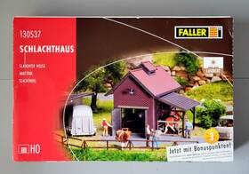 130537 Faller Ho Scale Slaughterhouse Building Kit. New Open Box Complete