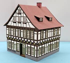 130593 Faller Ho Scale Built Model Laser-cut Wood Guesthouse Inch Cooper Inn #130593