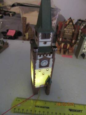 130630 Faller Ho - Led Illuminated City Tower Door 2 Inch X 9