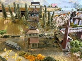 130945 Faller Weathered Coal Mine Station - Ho Scale #130945 One Of A Kind