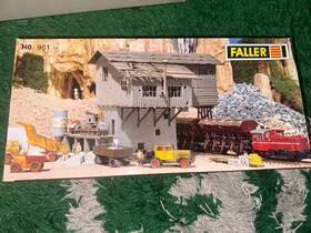 130961 Faller Ho Inch Old Schotterwerk Original Packaging 961 Open Box