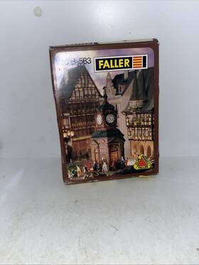 180583 Faller Ho Scale 1 87 Kit Of Clock Kiosk