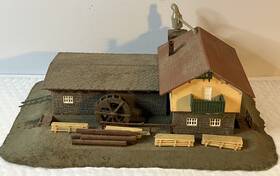 190135 Faller Ho Scale Wood Industry Mill Building Vintage Built Kit