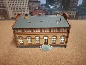 191723 Faller Ho/oo Gauge Industrial Management Office Building Lighted Free Sh