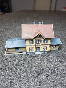 212107 Faller N Guglingen Country Side Train Station Bahnhof Fully Assembled