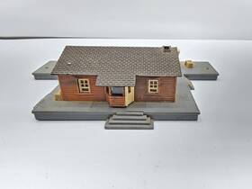 2154 Faller Read N Scale Us Train Station - Ramsey Junction Freight Depot Spur