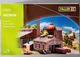 222225 Faller N Scale Heating Plant Building Kit. Open Box Complete 222225 Faller N Scale Heating Plant Building Kit. Open Box Complete