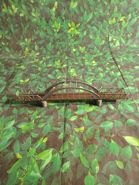 222583 Faller N Scale Steel Arch Bridge With 2 Girder Bridges And Piers 16 Inch 40cm
