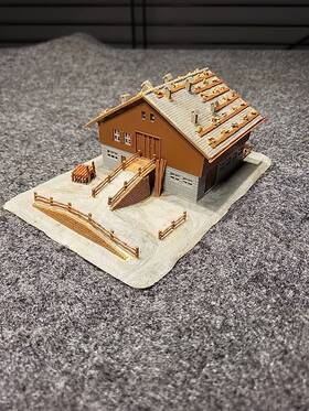 232233 Faller N Scale #232233 Alpine Barn Fully Assembled