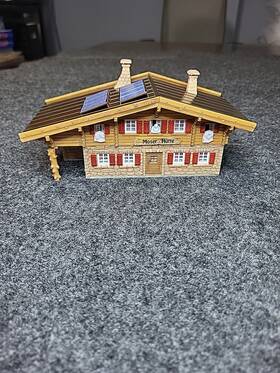 232356 Faller Ho Moser-hutte Chalet Restaurant Fully Assembled