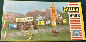 4906 Faller Ams Grand Stand And Accessories Boxed Unbuilt