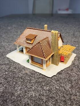 7805 Faller Ho 1970s Modern City House Fully Assembled