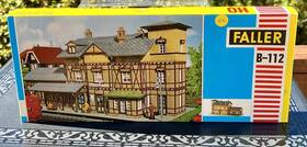 B-112 Faller Ho Scale 3-story Passenger Station Model Kit - Complete Unassembled B-112 Faller Ho Scale 3-story Passenger Station Model Kit - Complete Unassembled