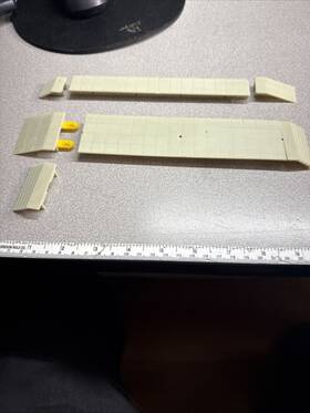 B-187 Faller Passenger Platform Parts Only Ho Scale