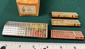 B-220 Faller B-249 Vintage Nos Ho C Green Houses And Frames. Exc Cond. Factory Built
