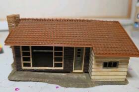 B-266 Faller Ho Scale American Stone Ranch Train Layout House