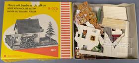 B-270 Faller Ho House With Pergola And Balcony Rare Vintage Building Kit Ex/box