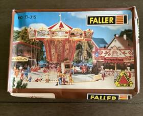 B-315 Faller Chairoplane Carousel Ride With Motor Ho Gauge Plastic Model Kit
