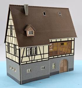 B-353 Faller Vintage Ho Scale Built Model - Agriculture Warehouse #b-353