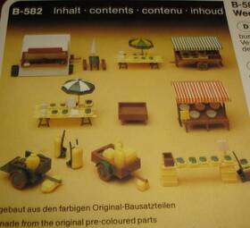 180582 Faller B-582 Ho Farmers Market Stands And Crates Accessories - Read 180582 Faller B-582 Ho Farmers Market Stands And Crates Accessories - Read