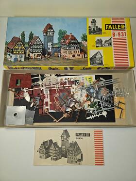 B-931 Faller Vintage German Ho Scale Building Kit B-931 Faller Vintage German Ho Scale Building Kit