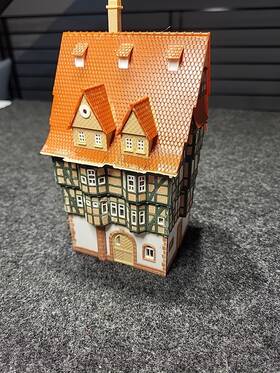 B-939 Faller Ho Half-timbered With Empty Shop For Rent Fully Assembled