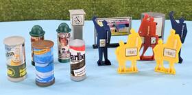 Ho-194 Faller Ho Scale Built Sceney Rail Station Platform Signs Old And Modern #ho 194