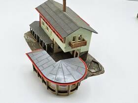 N6671 Faller N Scale Hotel Cafe Building Built Layout Scenery N6671 Faller N Scale Hotel Cafe Building Built Layout Scenery
