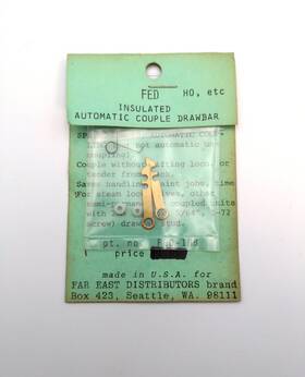 Fed-18b Far East Distributors Ho Brass Couple Drawbar