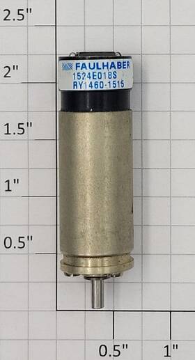 1524e006s123 Faulhaber 1524e018sr 18-volt Dc Can Motor With Gearbox