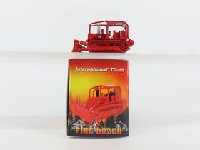 80-0313 First Gear Ho 1/87 Die-cast International Td-15 Fire Dozer Bulldozer