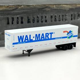 76467 Freight Yrad 2518d Premiere Editions Wal-mart 45 Ft Cargo Dry Box Trailer N Scale