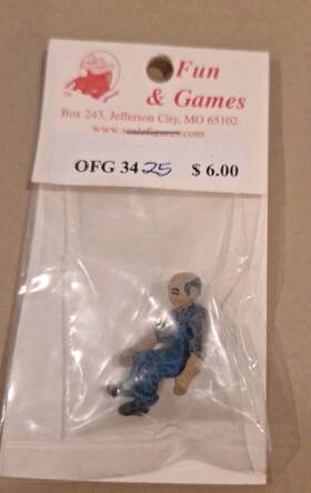On30 Fun & Games 3425 And O Scale Sitting Bald Figure Ofg Metal Painted Detail Kit On30 Fun & Games 3425 And O Scale Sitting Bald Figure Ofg Metal Painted Detail Kit