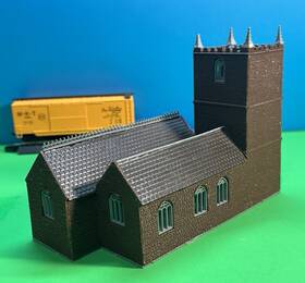 Gm483 Gaugemaster - Fordhampton Church Kit 00 Gauge Plastic T48 Post